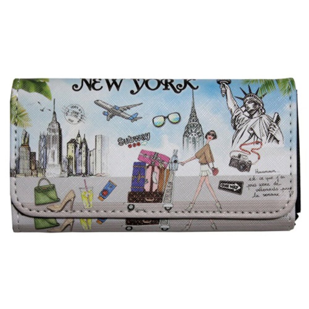 Women Fashion New York Statue of Liberty Gift Wallet Purse-Travel